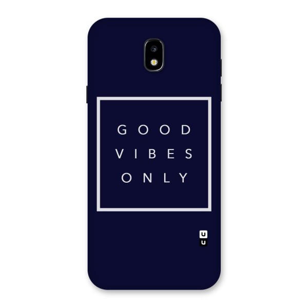 Blue White Vibes Back Case for Galaxy J7 Pro