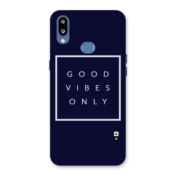 Blue White Vibes Back Case for Galaxy M01s