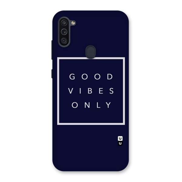 Blue White Vibes Back Case for Galaxy M11