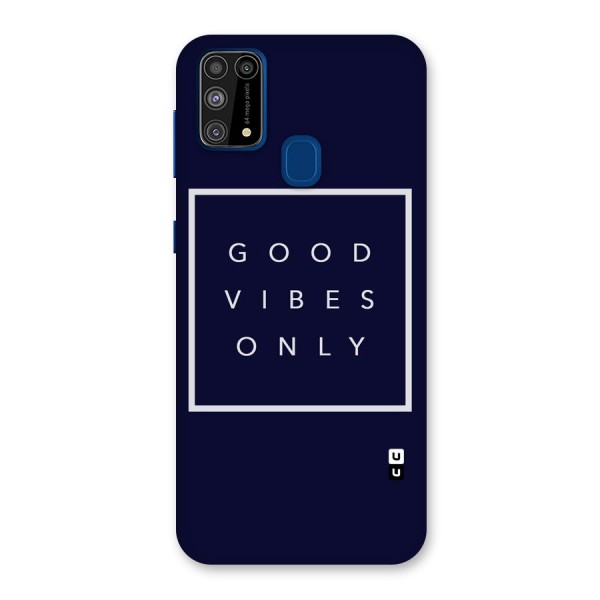 Blue White Vibes Back Case for Galaxy M31