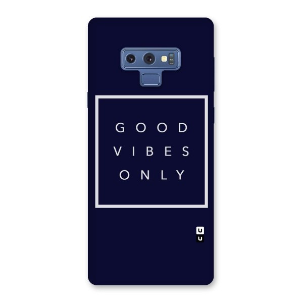 Blue White Vibes Back Case for Galaxy Note 9