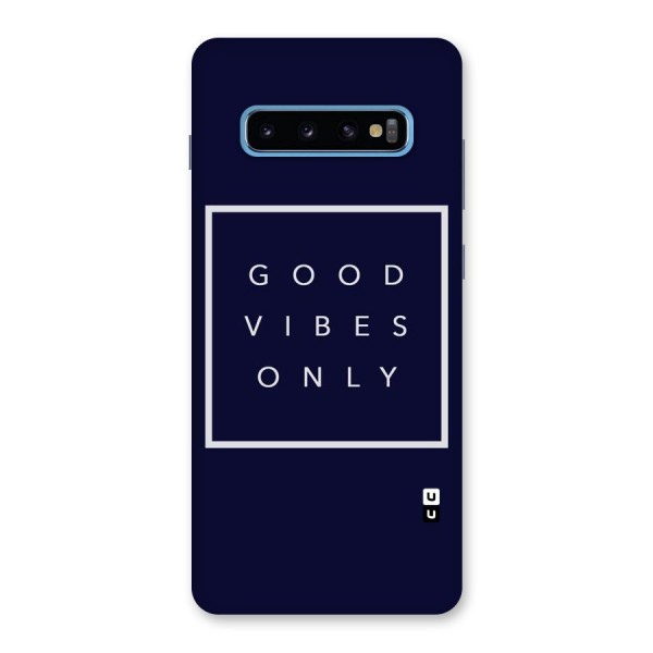 Blue White Vibes Back Case for Galaxy S10 Plus