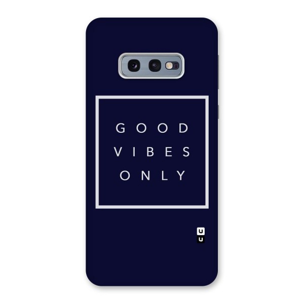 Blue White Vibes Back Case for Galaxy S10e