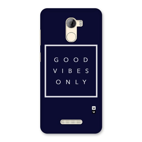 Blue White Vibes Back Case for Gionee A1 LIte