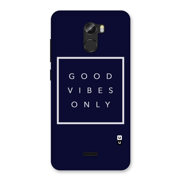 Blue White Vibes Back Case for Gionee X1