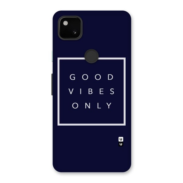 Blue White Vibes Back Case for Google Pixel 4a