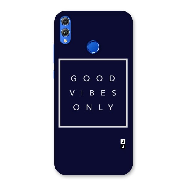 Blue White Vibes Back Case for Honor 8X