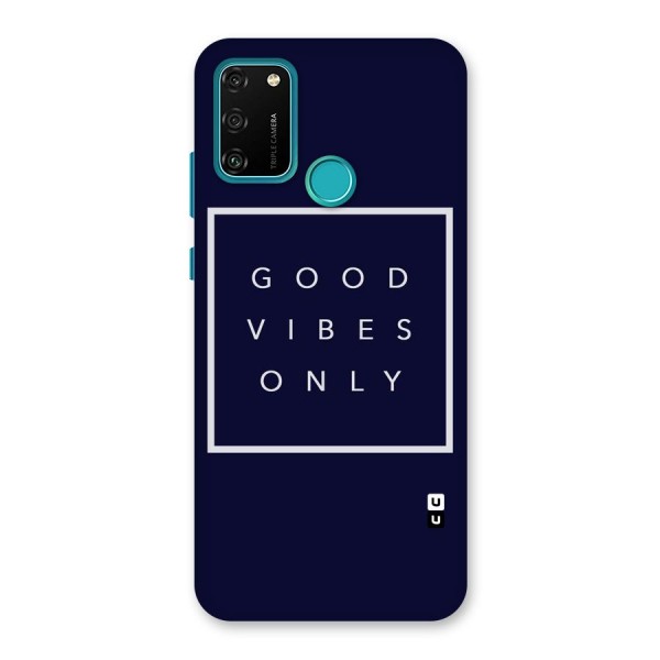 Blue White Vibes Back Case for Honor 9A