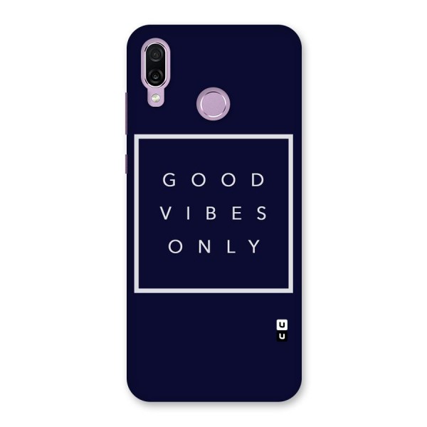 Blue White Vibes Back Case for Honor Play