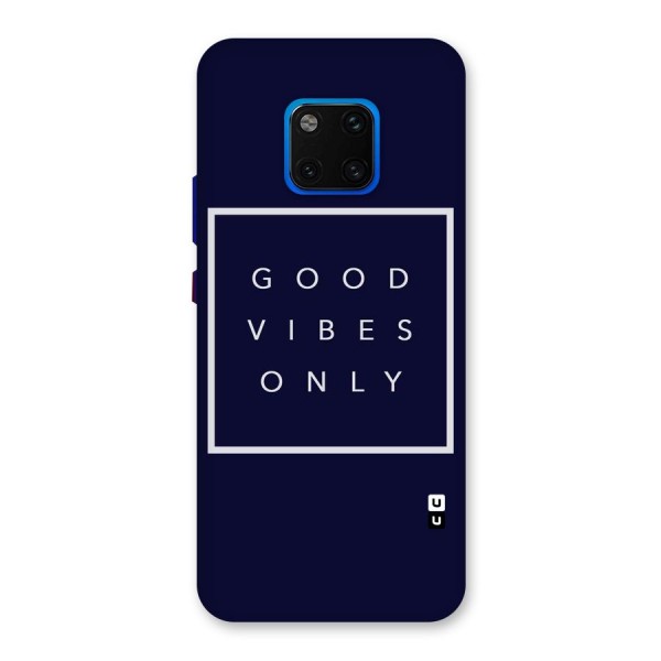 Blue White Vibes Back Case for Huawei Mate 20 Pro