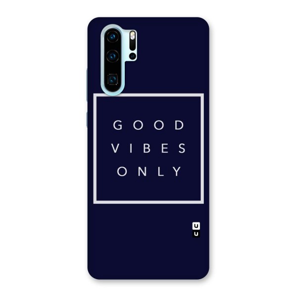 Blue White Vibes Back Case for Huawei P30 Pro