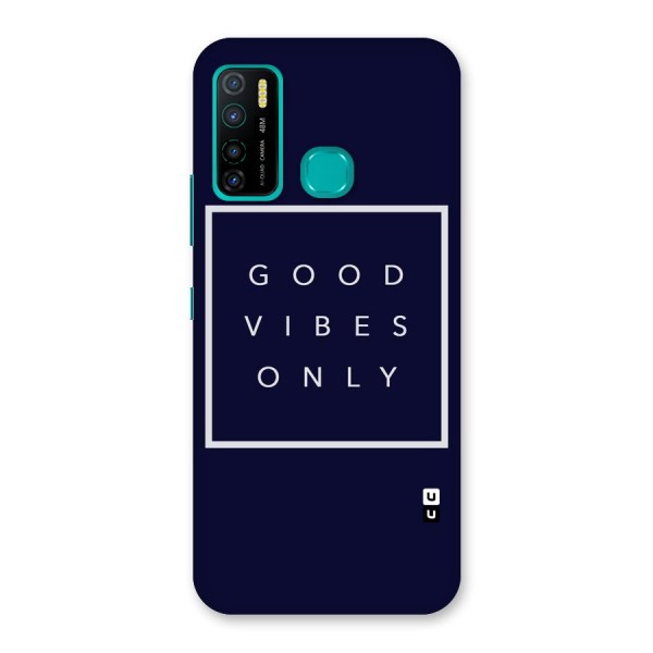 Blue White Vibes Back Case for Infinix Hot 9 Pro
