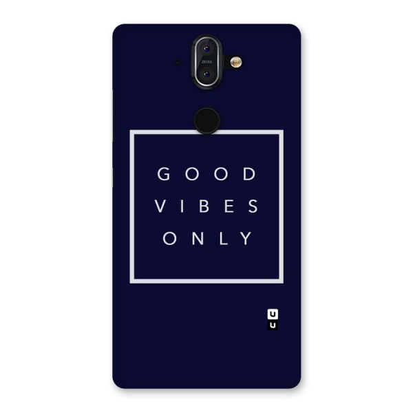 Blue White Vibes Back Case for Nokia 8 Sirocco