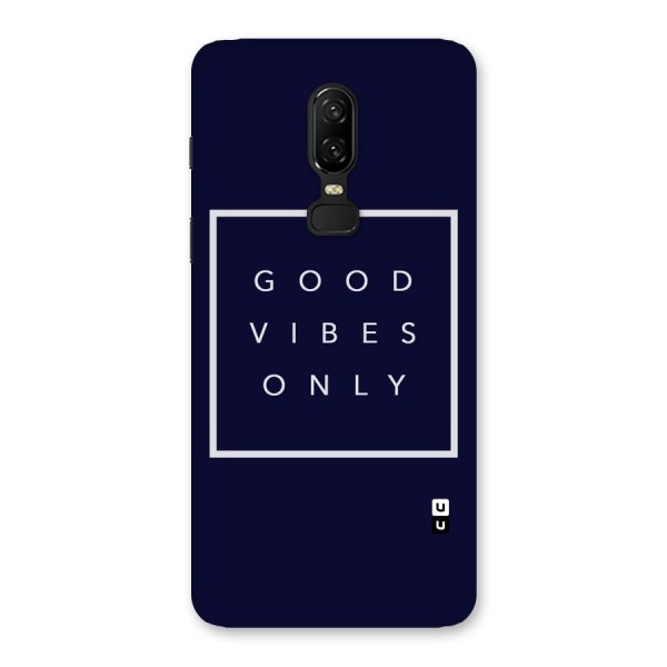 Blue White Vibes Back Case for OnePlus 6