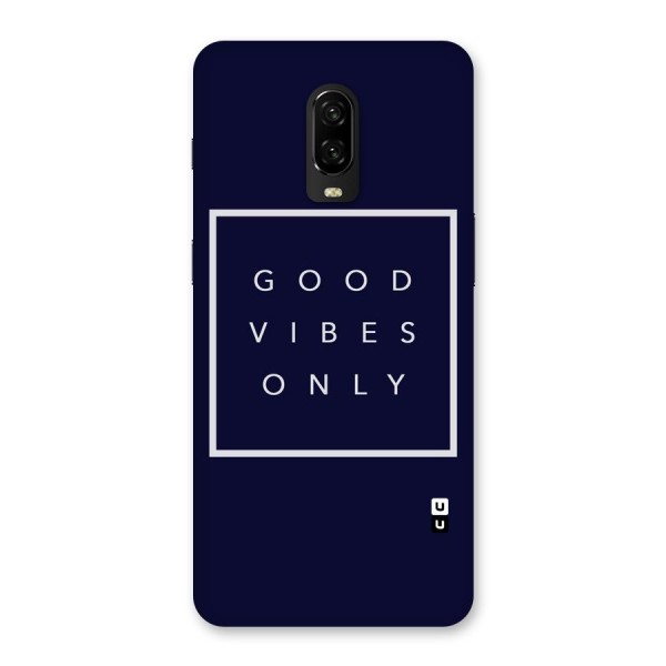 Blue White Vibes Back Case for OnePlus 6T