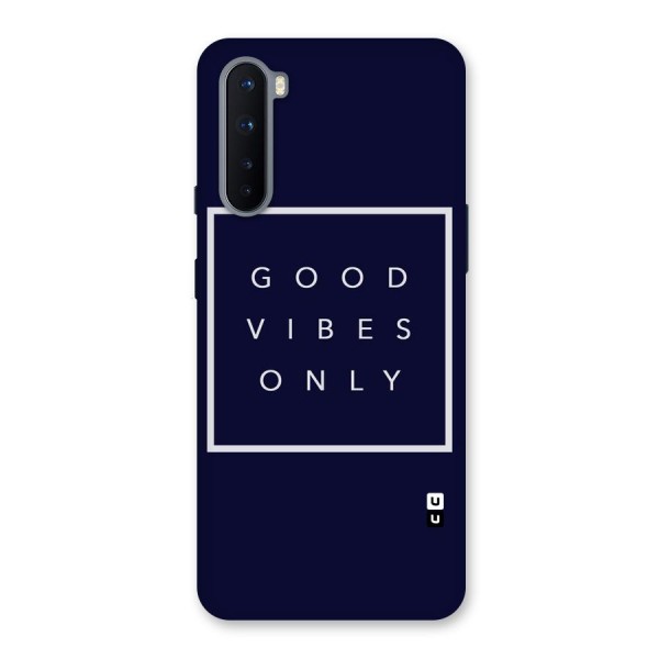 Blue White Vibes Back Case for OnePlus Nord