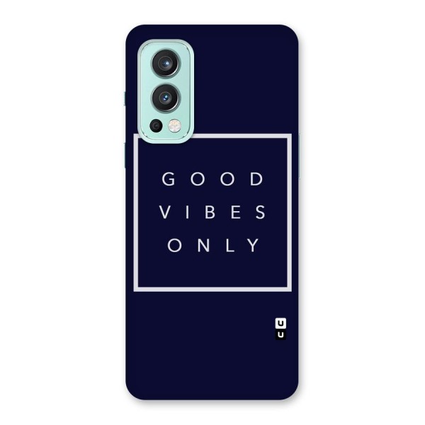 Blue White Vibes Back Case for OnePlus Nord 2 5G