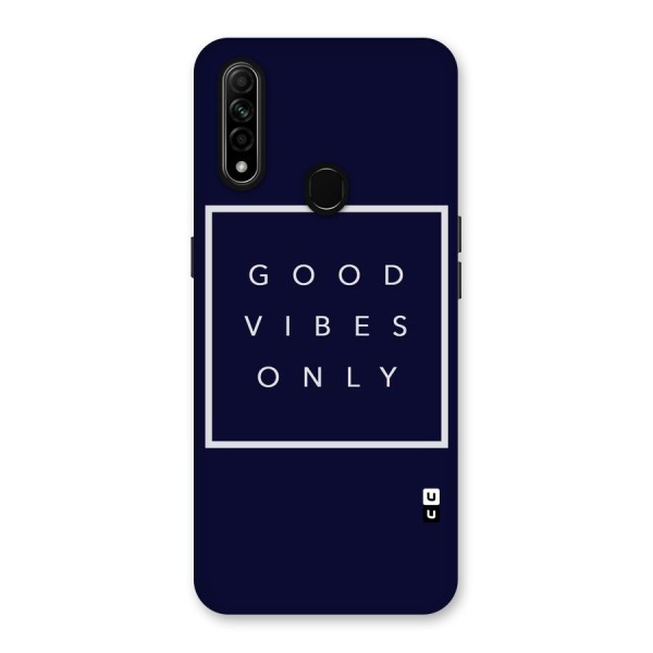Blue White Vibes Back Case for Oppo A31