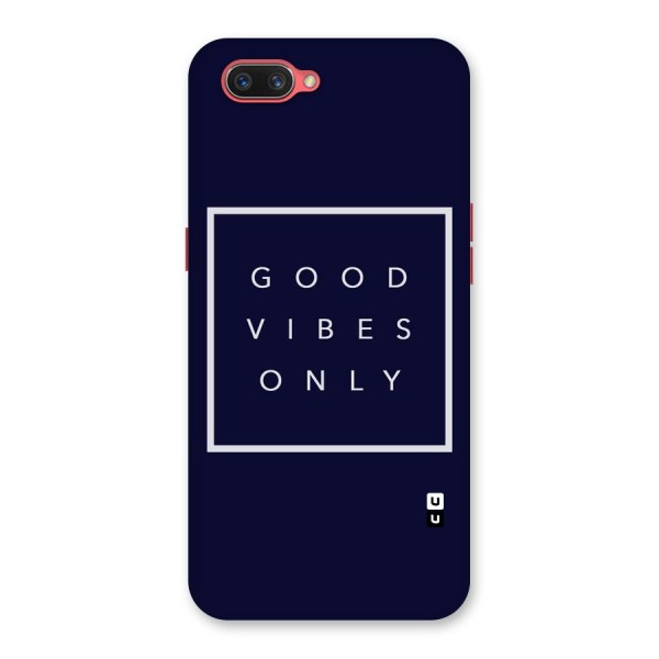 Blue White Vibes Back Case for Oppo A3s