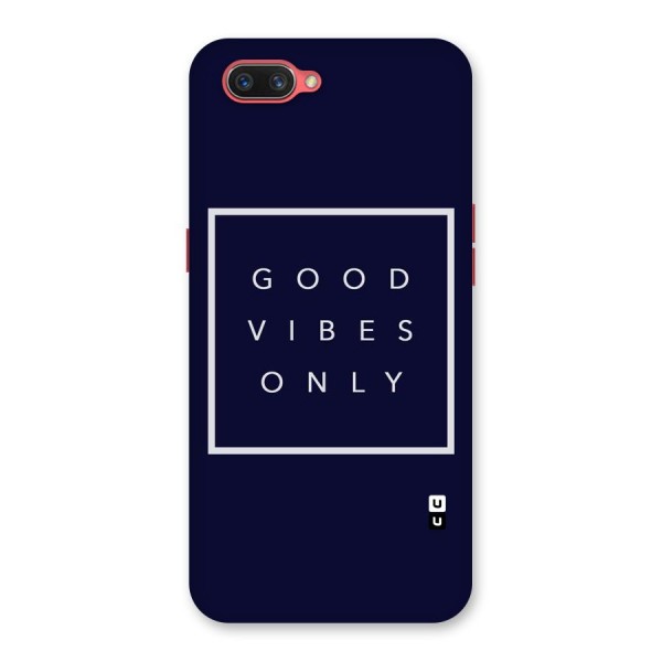 Blue White Vibes Back Case for Oppo A3s