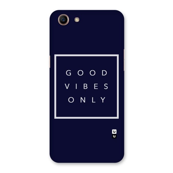 Blue White Vibes Back Case for Oppo A83 (2018)