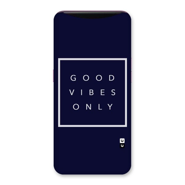 Blue White Vibes Back Case for Oppo Find X