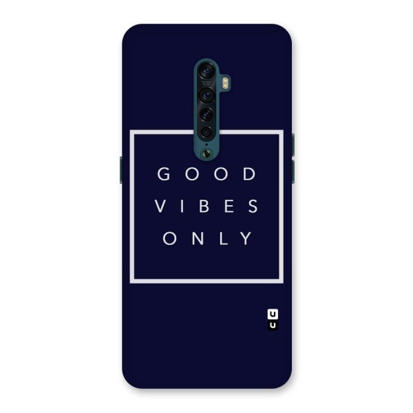 Blue White Vibes Back Case for Oppo Reno2