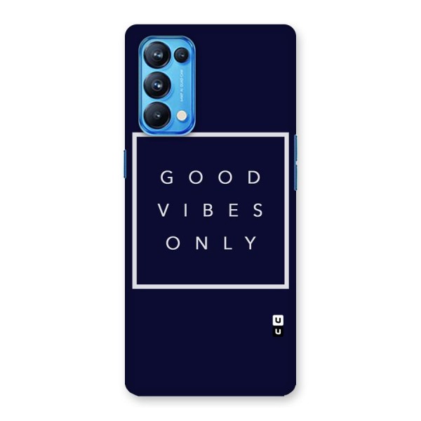 Blue White Vibes Back Case for Oppo Reno5 Pro 5G