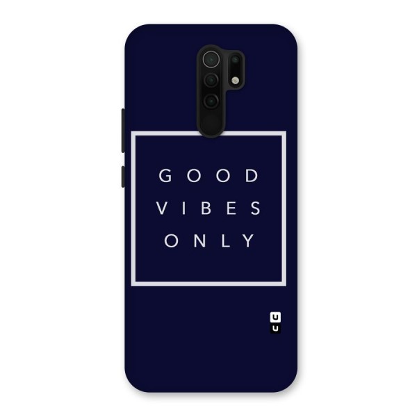 Blue White Vibes Back Case for Poco M2