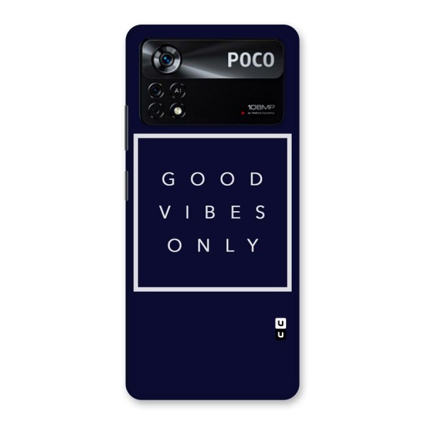 Blue White Vibes Back Case for Poco X4 Pro 5G