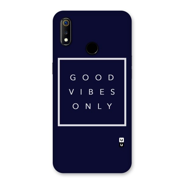 Blue White Vibes Back Case for Realme 3