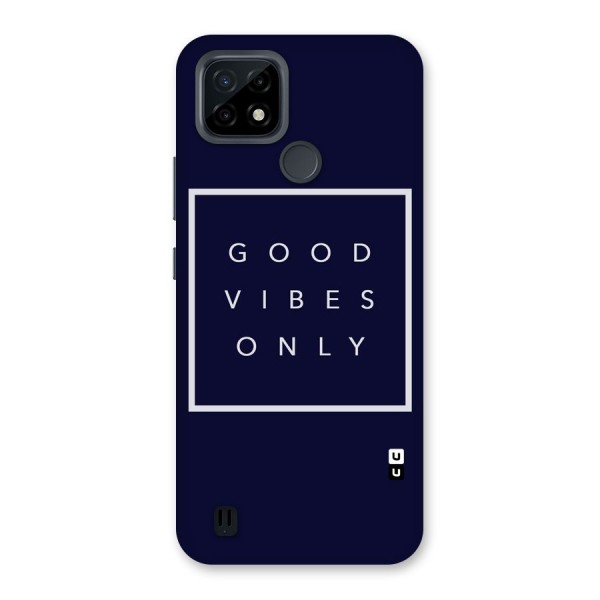 Blue White Vibes Back Case for Realme C21