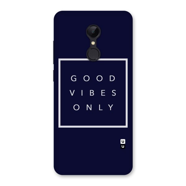 Blue White Vibes Back Case for Redmi 5