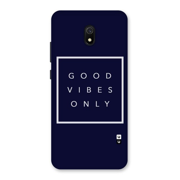Blue White Vibes Back Case for Redmi 8A