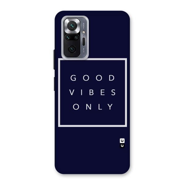 Blue White Vibes Back Case for Redmi Note 10 Pro