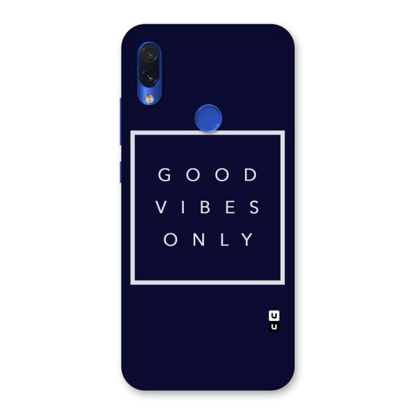 Blue White Vibes Back Case for Redmi Note 7