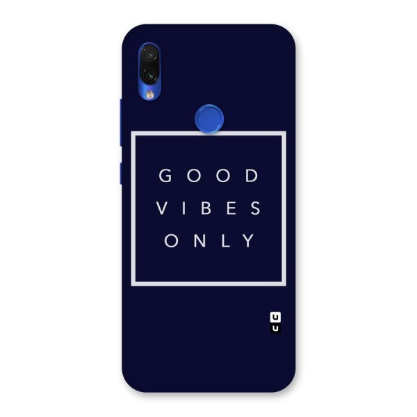 Blue White Vibes Back Case for Redmi Note 7S