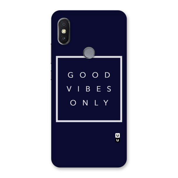 Blue White Vibes Back Case for Redmi Y2