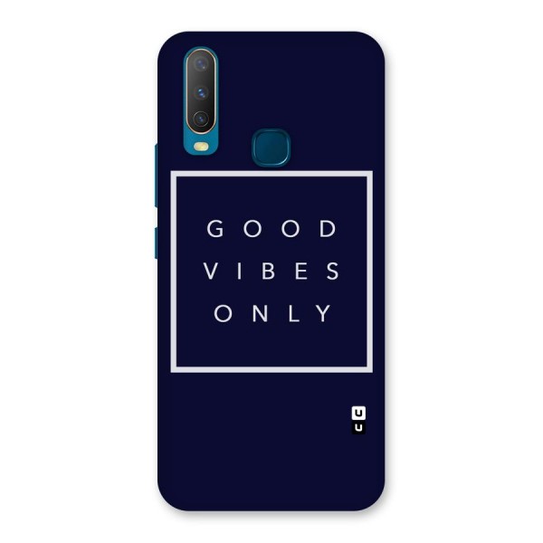 Blue White Vibes Back Case for Vivo U10