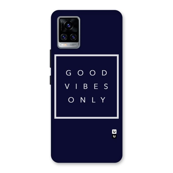 Blue White Vibes Back Case for Vivo V20 Pro