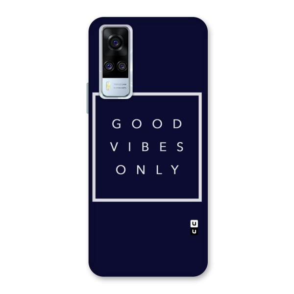 Blue White Vibes Back Case for Vivo Y51