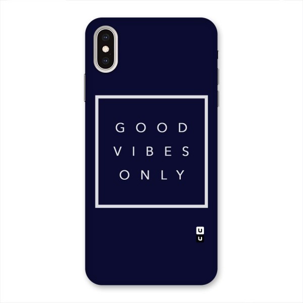 Blue White Vibes Back Case for iPhone XS Max