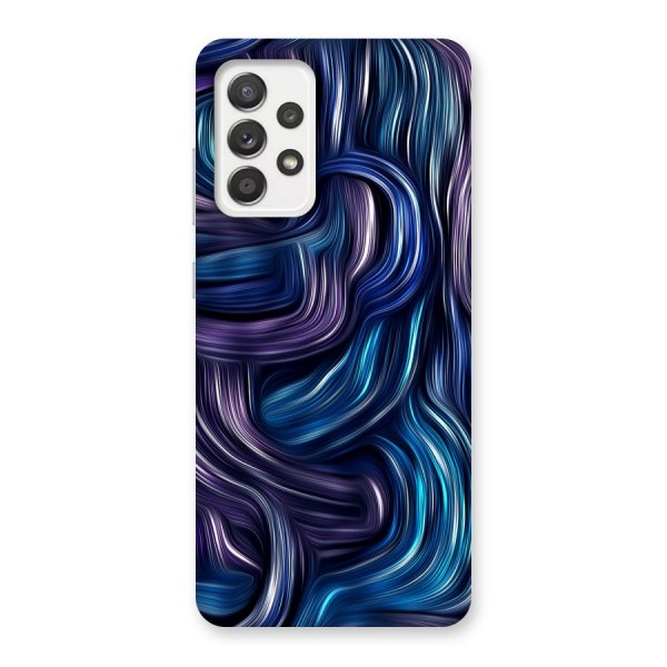 Blue and Purple Oil Paint Back Case for Galaxy A52