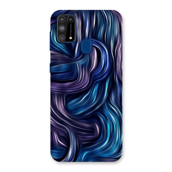 Blue and Purple Oil Paint Back Case for Galaxy M31