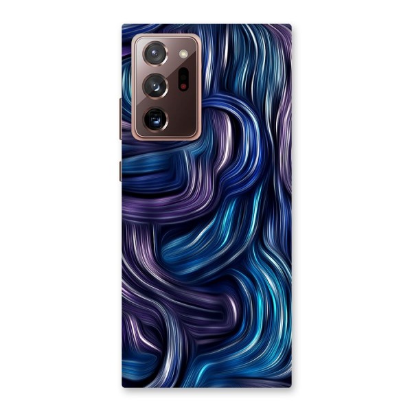 Blue and Purple Oil Paint Back Case for Galaxy Note 20 Ultra