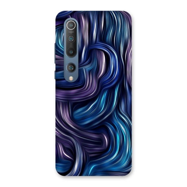 Blue and Purple Oil Paint Back Case for Mi 10