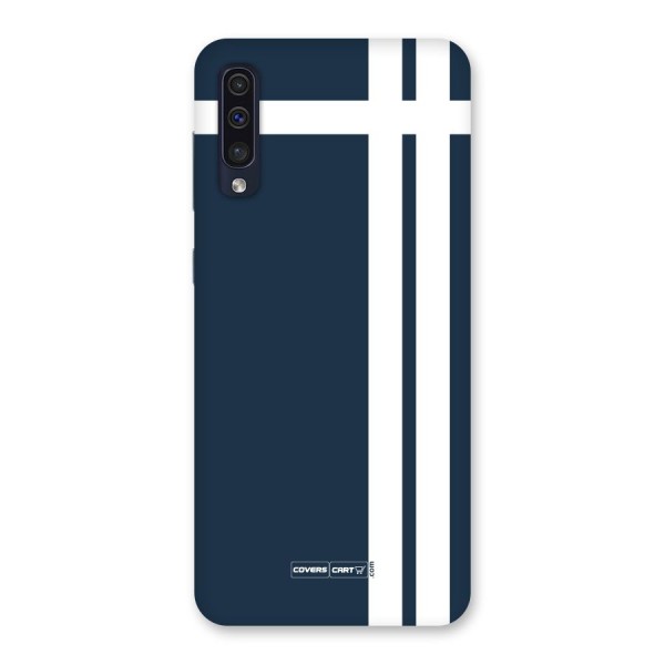 Blue and White Back Case for Galaxy A50