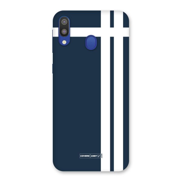 Blue and White Back Case for Galaxy M20
