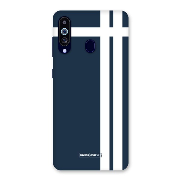 Blue and White Back Case for Galaxy M40