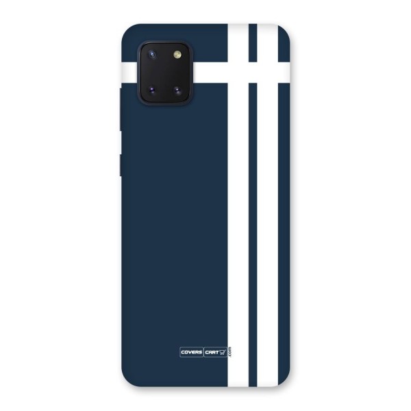 Blue and White Back Case for Galaxy Note 10 Lite